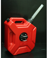Motorcycle 5 Liter Gas Can Fuel Container Gasoline Refill Tank W/Mount L... - $52.35