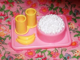 Fisher Price Loving Family Dollhouse Pink Popcorn Tray Drinks Dream Dollhouse A - £3.94 GBP