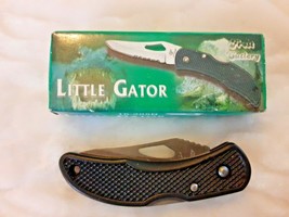 Frost Cutlery &quot;Little Gator&quot; Folding Pocket Knife 15-285B New In Box - £3.92 GBP