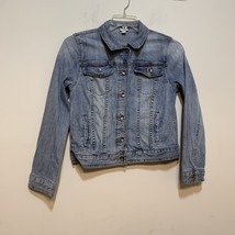 Merona Jacket Womens Size M Blue Denim - $16.33