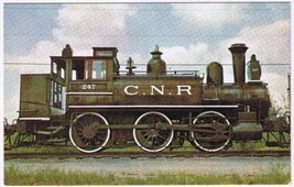 Postcard Train CNR Steam Yard Engine 1894 National Museum Science Tech - £3.93 GBP