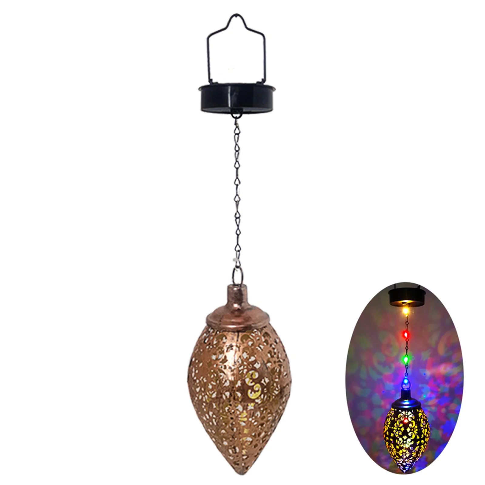 Solar  Lantern Hanging Projection Lamp   Lighting Ornaments Home Decor for Garde - £147.20 GBP