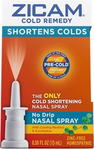 Zicam Cold Remedy No-Drip Nasal Spray with Cooling Menthol &amp; Eucalyptus, Homeopa - £19.86 GBP