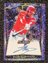 Shohei Ohtani Leaf Flash Autograph Rookie Card. Reprint Mint Condition!! - £1.48 GBP