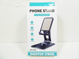Cell Phone Stand Tablet Desktop Pivot Rotating Stands Pink Black White B... - $7.49