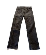 Levi&#39;s 514 Jeans Men 32x31 Charcoal Cotton Denim Y2K Dark Wash 90s Outdo... - $33.85 CAD