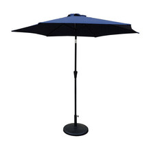 8.8 feet Outdoor Aluminum Patio Umbrella, Patio Umbrella, Market Umbrella - Navy - £152.85 GBP