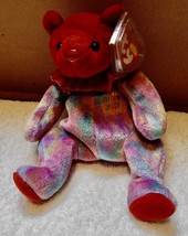 TY Beanie Baby July Teddy Birthday Bear 8&quot; 2001 Mint Tag Stuffed Animal ... - £6.33 GBP