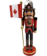 SANTA&#39;S WORKSHOP 14&quot; WOODEN ROYAL MOUNTY NUTCRACKER XMAS TABLETOP DECOR ... - $906.70 MXN