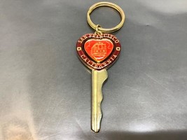 Vintage Keyring San Francisco California Keychain Golden Gate Bridge Porte-Clés - £7.09 GBP