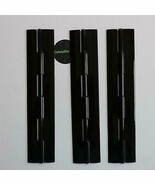 3 x BLACK Acrylic Hinges 200mm x 42mm Hinges, Continuous Acrylic Piano H... - $25.11