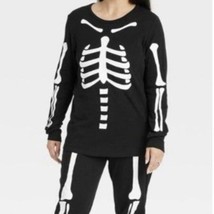 Hyde And Eek Women’s 2 Piece Family Halloween Sleep Set (Size L) SKELETO... - $19.31
