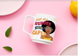Novelty Mug Not All Heroes Wear Capes Cup Ceramic Coffee Mug Printed Both Sides  - £13.57 GBP+