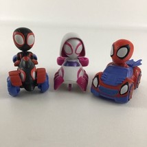 Marvel Spidey &amp; His Amazing Friends Web Squad Racers Miles Morales Ghost Spider  - £17.31 GBP