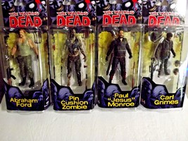 Mcfarlane Toys The Walking Dead Comic Series 4 Set Carl,Abraha,Jesus,Zombie NEW - £59.70 GBP