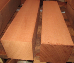 336: 4 EXOTIC KILN DRIED SAPELE TURNING BLANKS LUMBER WOOD TURNING 3&quot; X ... - $39.55