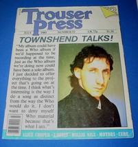 The Who Trouser Press Magazine Vintage 1980 Townsend Alice Cooper Willie... - £23.56 GBP