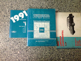 1991 Lincoln Continental Servizio Negozio Officina Manuale Set W Evtm &amp; Vista - £15.88 GBP