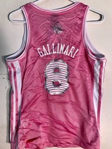 Adidas Women&#39;s NBA Jersey New York Knicks Danilo Gallinari Pink sz LARGE - £5.38 GBP