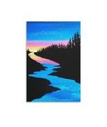 Art Poster River Bar Unframed Indoor Canvas Wall Art 12x18 Inch 1-Piece - $19.12 CAD