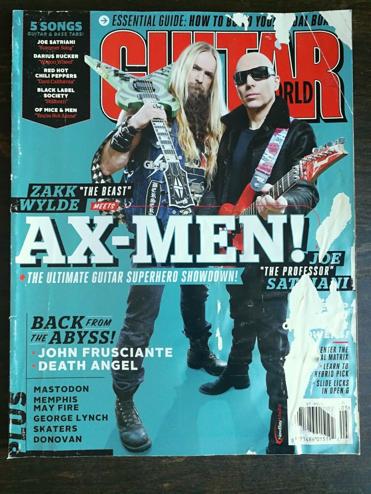 Primary image for Guitar World Magazine May 2014 - AX-MEN - Death Angel - John Frusciante 