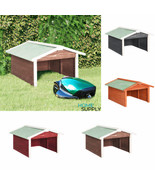 Outdoor Garden Patio Wooden Automatic Robotic Lawn Mower Cover Shelter Garage - $118.47 - $149.98