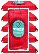 ( 6 PACK ) Tushy Women Aloe Vera &amp; Vitamin E 48-ct/pack Flushable Wipes ... - $34.64