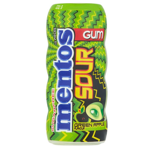 Mentos Sour Gum (10x30g) - Green Apple - £32.70 GBP