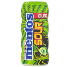 Mentos Sour Gum (10x30g) - Green Apple - £32.74 GBP