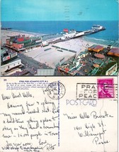 New Jersey Atlantic City Steel Pier Posted to PA in 1963 VTG Postcard - £7.37 GBP