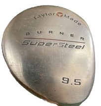 TaylorMade Burner SuperSteel Driver 9.5* RH S-90 Stiff Bubble Graphite 4... - $14.62