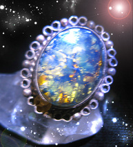 HAUNTED ANTIQUE RING WITCHES MOON WISHING CIRCLE HIGHEST LIGHT ADVANCED MAGICK image 2