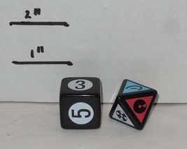 Scene It Jr edition DVD Game Replacement Set of Dice - $95.70 MXN