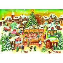 Christmas Market German Advent Calendar - $14.98