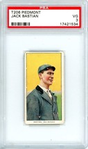 1909 T206 Jack Bastian Southern League PSA 3 P1314 - £307.27 GBP