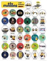 Minions Movies Button Assortment Of 37 Hot Properties You Choose Your Button - £1.39 GBP