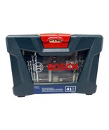 BOSCH MS4041 41-PIECE DRILL AND DRIVE BIT SET, SETTING TOOL W/ CASE NEW - £11.67 GBP