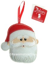 Department 56 Rudolph the Red Nosed Reindeer Santa Claus Felt Ornament New - £15.71 GBP