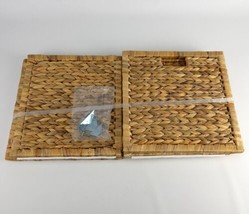 Ikea Basket Handmade Water Hyacinth 12½ x 13½ x 12½&quot; - $38.60