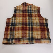 Natural Reflections Women’s Plaid Vest Quilted Puffer Sleeveless Jacket Size XL image 15