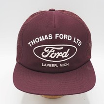 Thomas Ford Lapeer Michigan Adjustable Mesh Trucker Farmer Cap-
show original... - £34.28 GBP