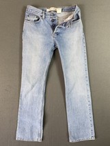 Vintage GAP Jeans Womens 28x30 Blue Button Fly Boot Cut Mom USA Western Tag 6 R* - £25.41 GBP