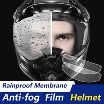 Universal Motorcycle Helmet Clear Patch Film Anti-fog Film and Rain Film... - £6.85 GBP+