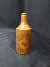 1800s R. M. Bird &amp; Co. Ginger Beer Stoneware Crock Bottle Stratford on Avon - $29.99