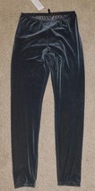 Eileen Fisher Sz M Velvet Ankle Leggings Graphite Stretch Skinny Pants $138! - £51.43 GBP