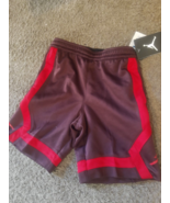 NWT NEW Nike Dri fit Boys Shorts Maroon Red Burgundy Orange Gym Air Jord... - $25.97 CAD