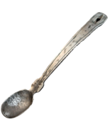 Vtg Handmade Hammered Solid Steel Large Spoon Cottage Shabby Granny Chic... - $563.55 MXN