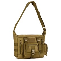 14 Inch Tactical Sling Bag Military Men&#39;s A4 Document Molle Messenger Sport Cros - £64.77 GBP