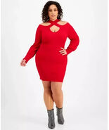 Full Circle Trends Cross-Strap Mini Length Plus Size Sweater Dress 3X NW... - $41.40 CAD