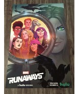 Marvel Comics RUNAWAYS NEW YORK COMIC CON 2019 EXCLUSIVE PROMO POSTER Hulu - £11.68 GBP